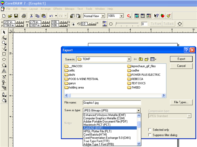 Coreldraw Dxf Export Convertir CDR en DXF En ligne et Gratuit
