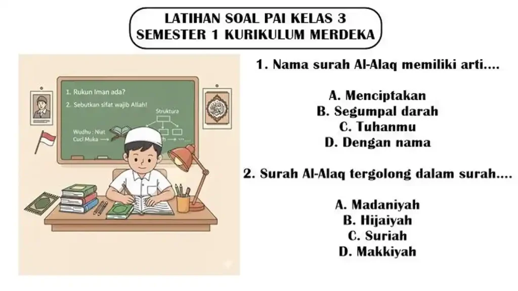 5 Rahasia Jawaban Soal PAI Kelas 3 Semester 1 Kurikulum Merdeka yang Mengejutkan Orang Tua