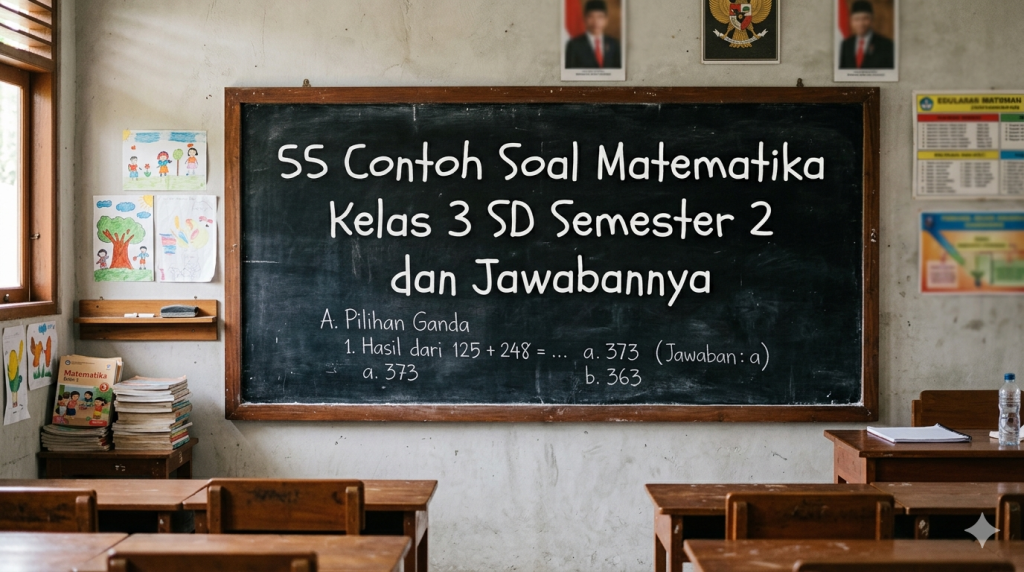 5 Soal Matematika Kelas 3 SD Semester 2 dan Jawabannya Bikin Kamu Jago