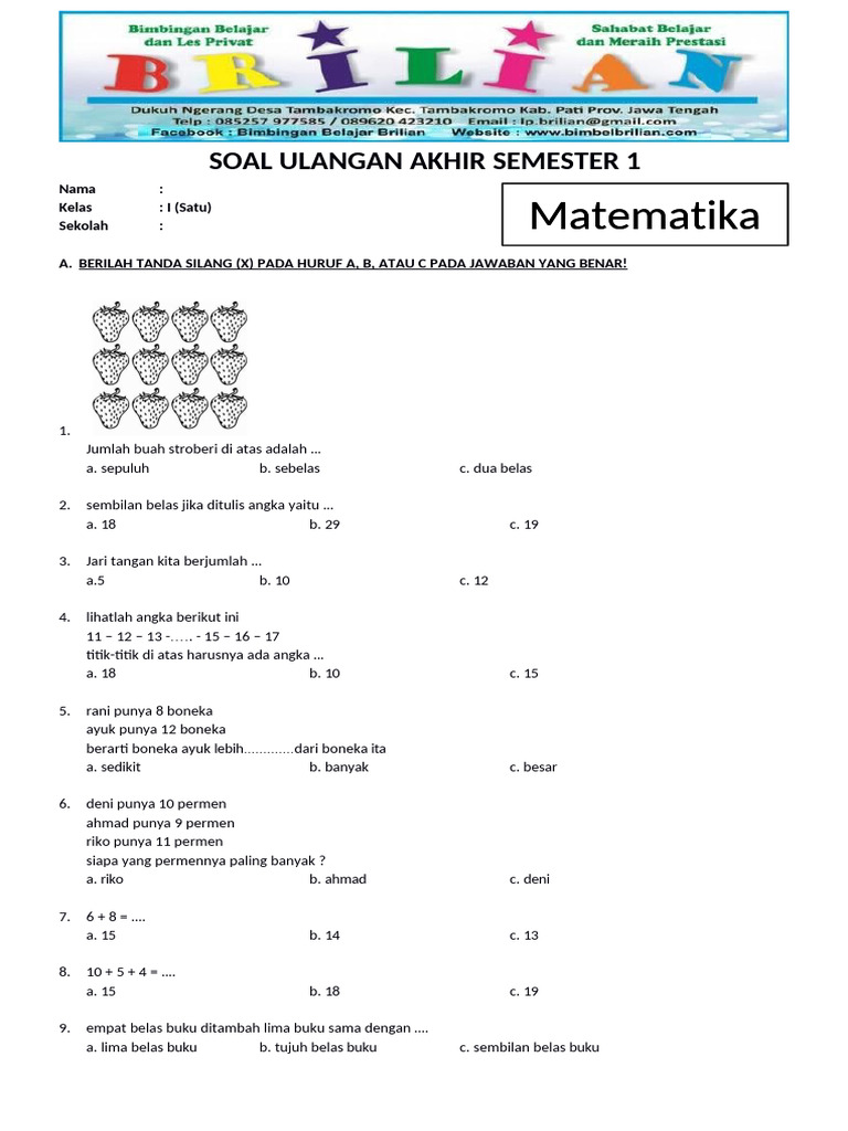 7 Fakta Mengejutkan Soal Ulangan Umum Kelas 3 SD yang Wajib Guru Tahu Sebelum Download Soal