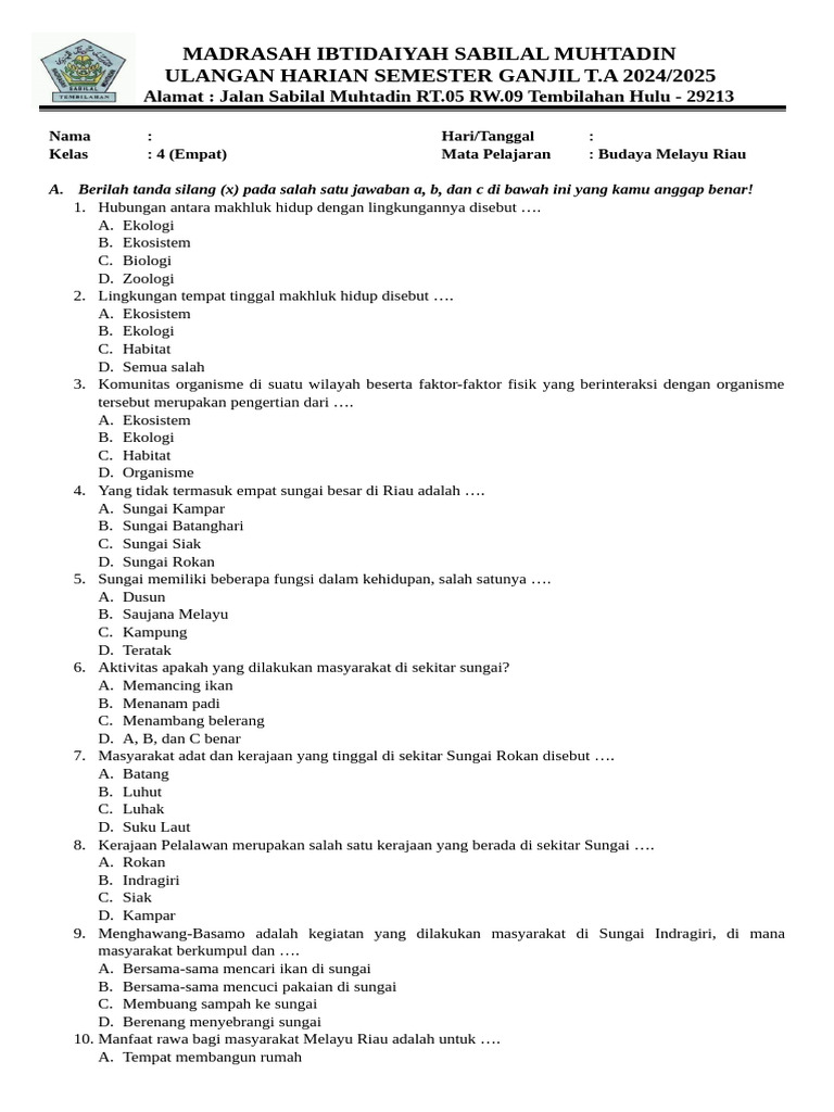 7 Rahasia Menjawab Soal BMR Kelas 4 Semester 1 Agar Nilai Langsung Melejit