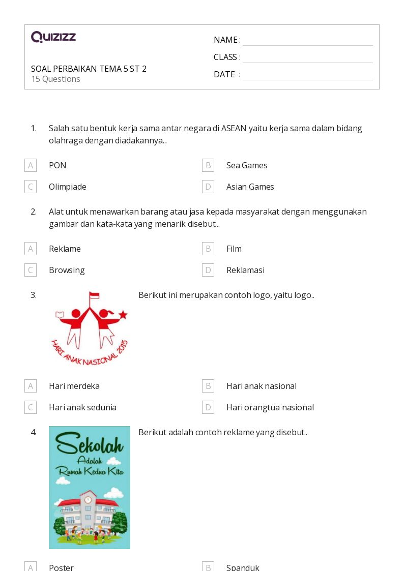 50 lembar kerja Simbol nasional untuk Kelas 6 di Quizizz Gratis 50 lembar kerja Simbol nasional untuk Kelas 6 di Quizizz Gratis