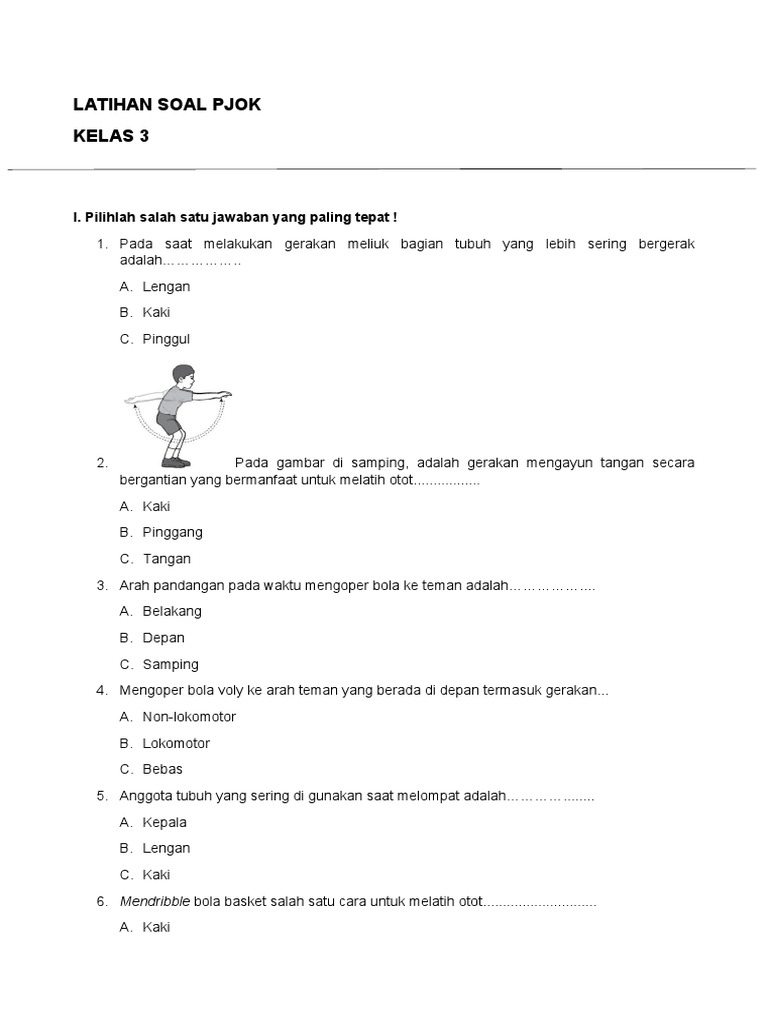 Akhirnya Terungkap! Soal PJOK Kelas 3 SD di 2026 Ternyata Mirip Soal Biologi Paket C Akhirnya Terungkap! Soal PJOK Kelas 3 SD di 2026 Ternyata Mirip Soal Biologi Paket C