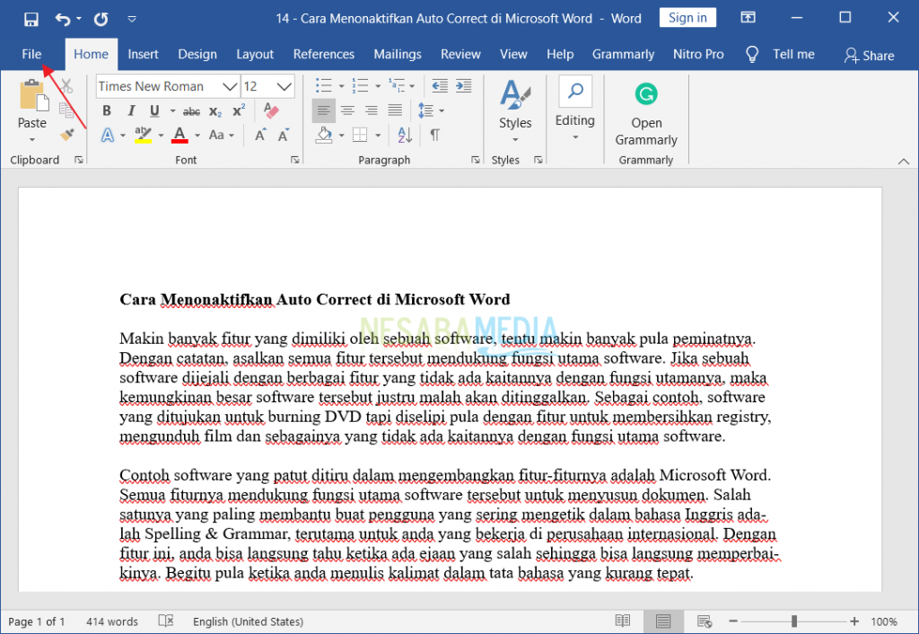 Cara Mematikan Auto Correct di Word yang Sering Bikin Tulisan Berantakan, Ternyata Semudah Ini Cara Mematikan Auto Correct di Word yang Sering Bikin Tulisan Berantakan, Ternyata Semudah Ini