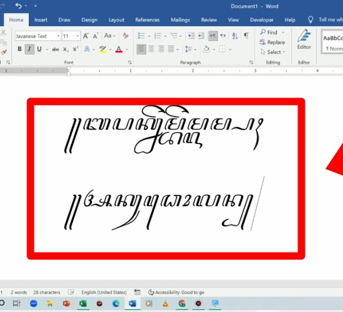 Cara Menulis Aksara Jawa di Word dengan Mudah untuk Teks MC Malam Tirakatan HUT RI Ke-81
