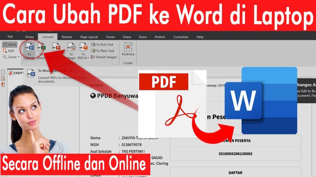 Dwonload Aplikasi Ubah PDF ke Word of Line Ternyata Semudah Ini, 3 Langkah Langsung Jadi Tanpa Ribet