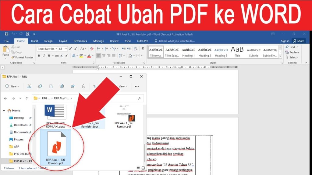 Inilah 3 Cara Terbukti Mengubah File PDF dari Corel ke Word Tanpa Ribet di Tahun 2026