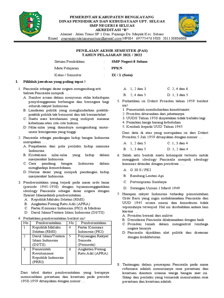 Rahasia 5 Cara Cepat Kuasai Soal PAS PKN Kelas 9 Semester 1 Tahun 2026 Sebelum Nilai Turun