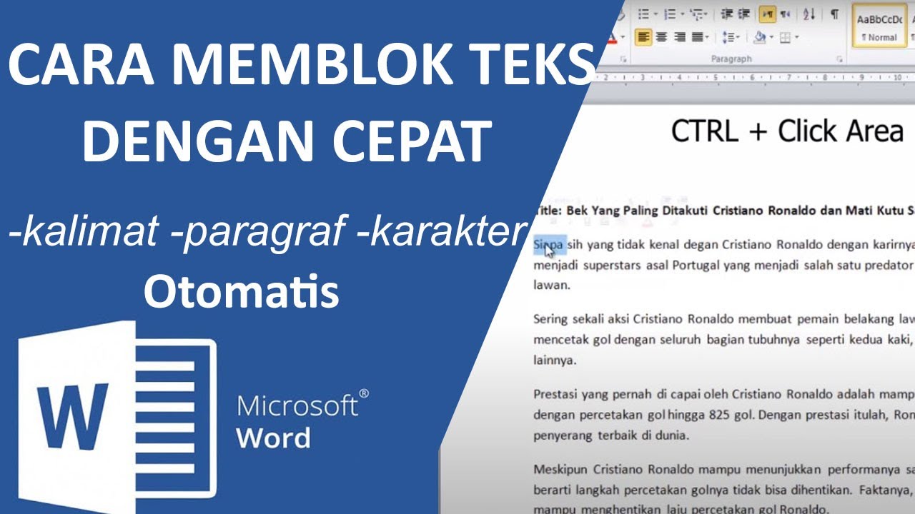 Rahasia Cara Block All di Word yang Menghapus Semua Konten Secara Instan Sebelum Terlambat