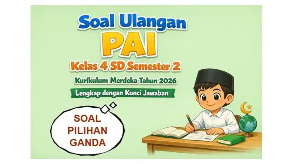 Rahasia Soal UTS PAI Kelas 4 Semester 1 dan Kunci Jawaban Tahun 2026 Terungkap