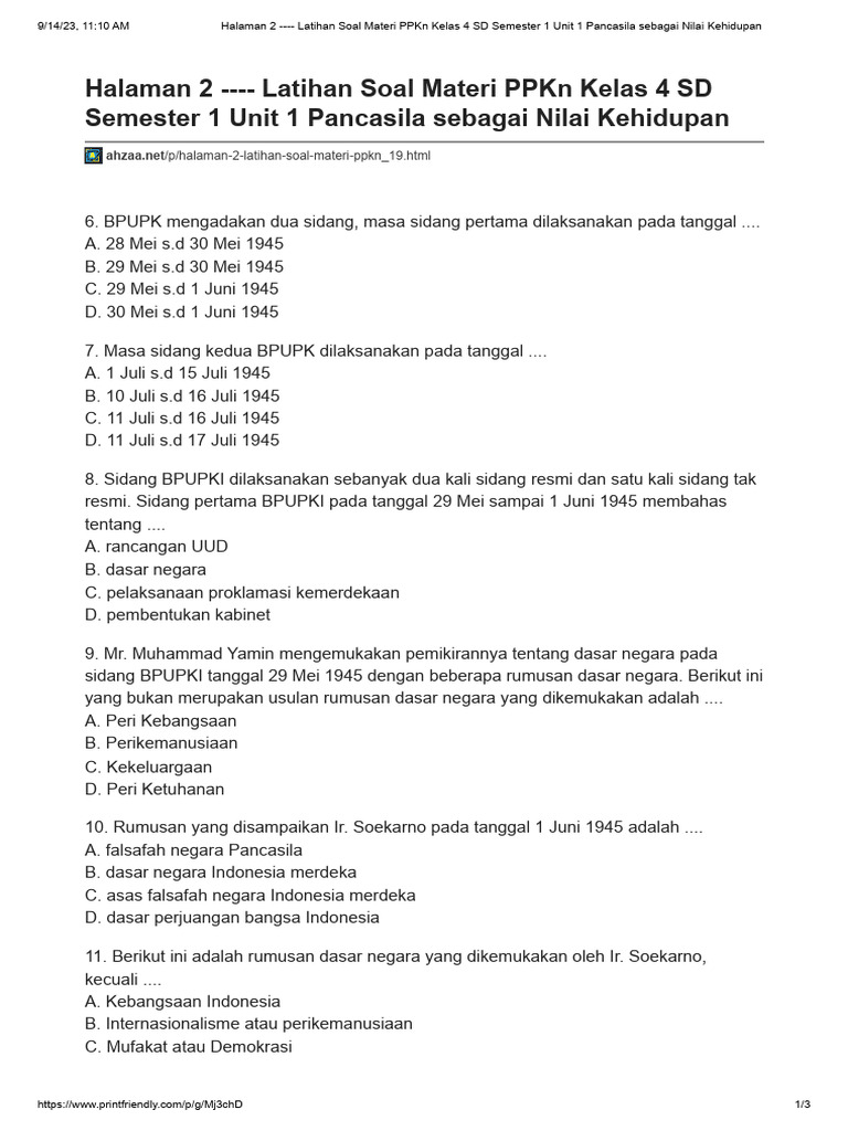 Terbukti 5 Cara Cepat Kuasai Contoh Soal PKN Kelas 4 Semester 1 di 2026 Sebelum Ujian!
