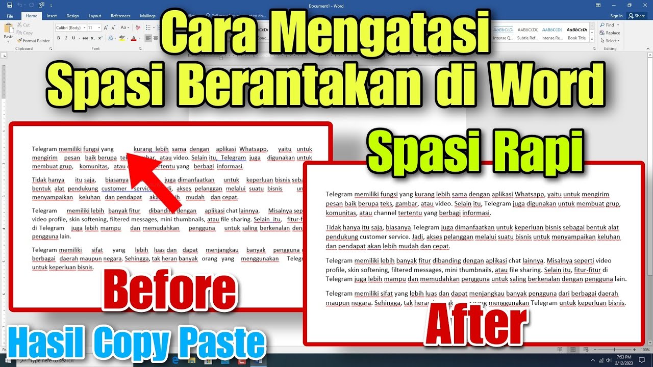 Terbukti 5 Cara Mengatasi Spasi yang Terlalu Jauh di MS Word 2010 Sebelum Dokumen Rusak