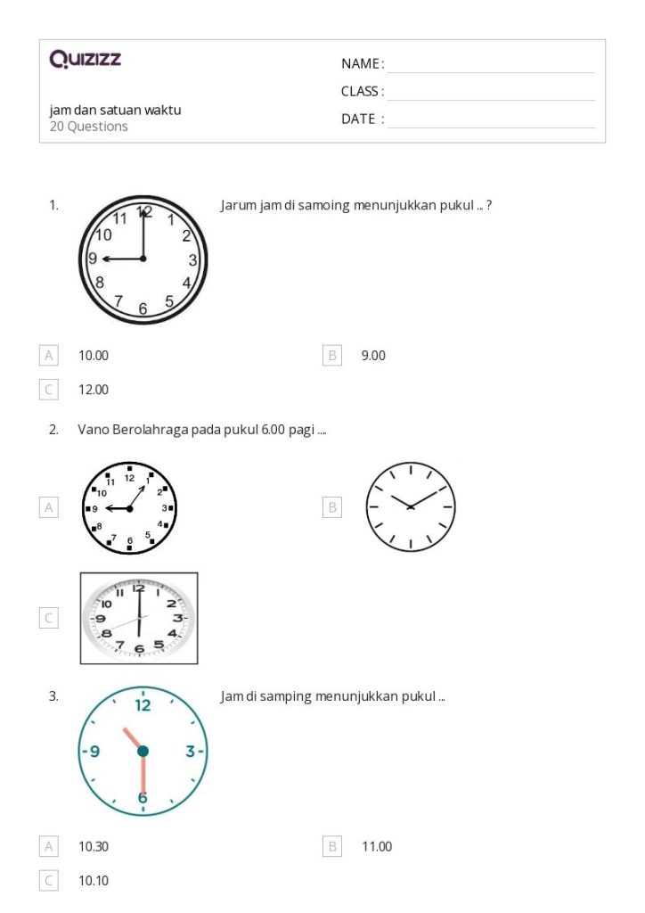 Ternyata Begini Cara Mudah Kuasai Soal Jam Kelas 3 Tema 6 untuk Si Kecil
