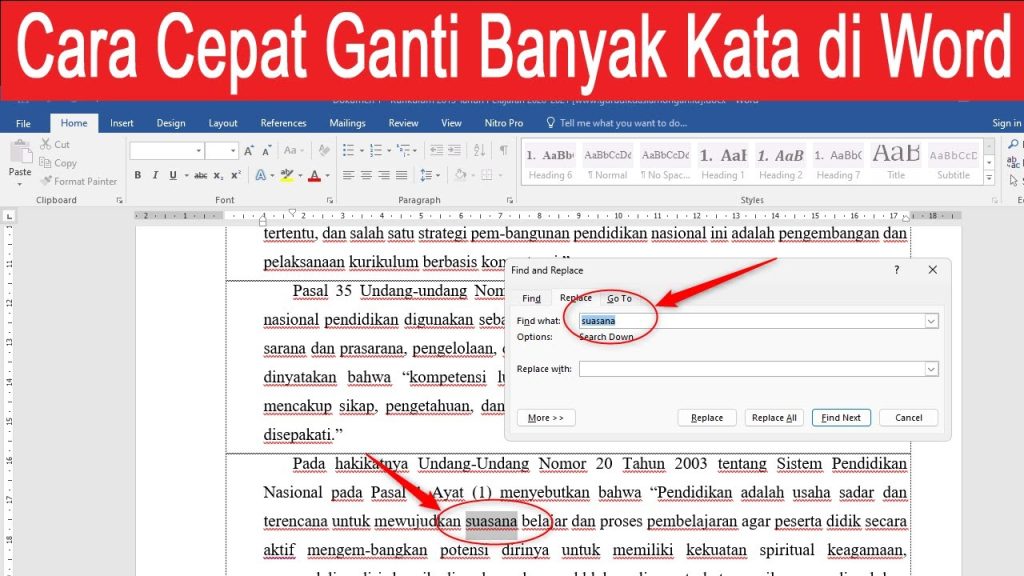 Ternyata Ini Cara Edit Mengubah Kata di Word 2010 Secara Otomatis yang Jarang Diketahui