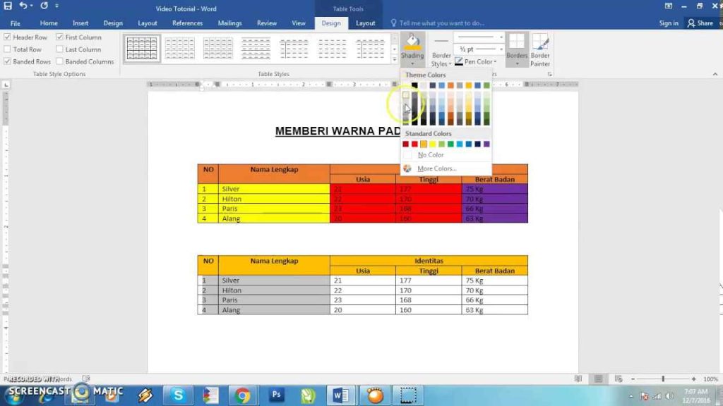 Wajib Tahu! 5 Cara Merubah Warna Tabel di Word agar Dokumen Makin Keren di 2026