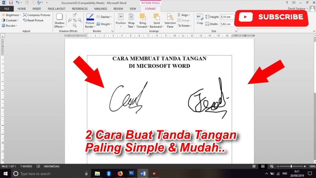 Wajib Tahu 5 Langkah Cara Menggabungkan Tanda Tangan dan Stempel di Word 2026
