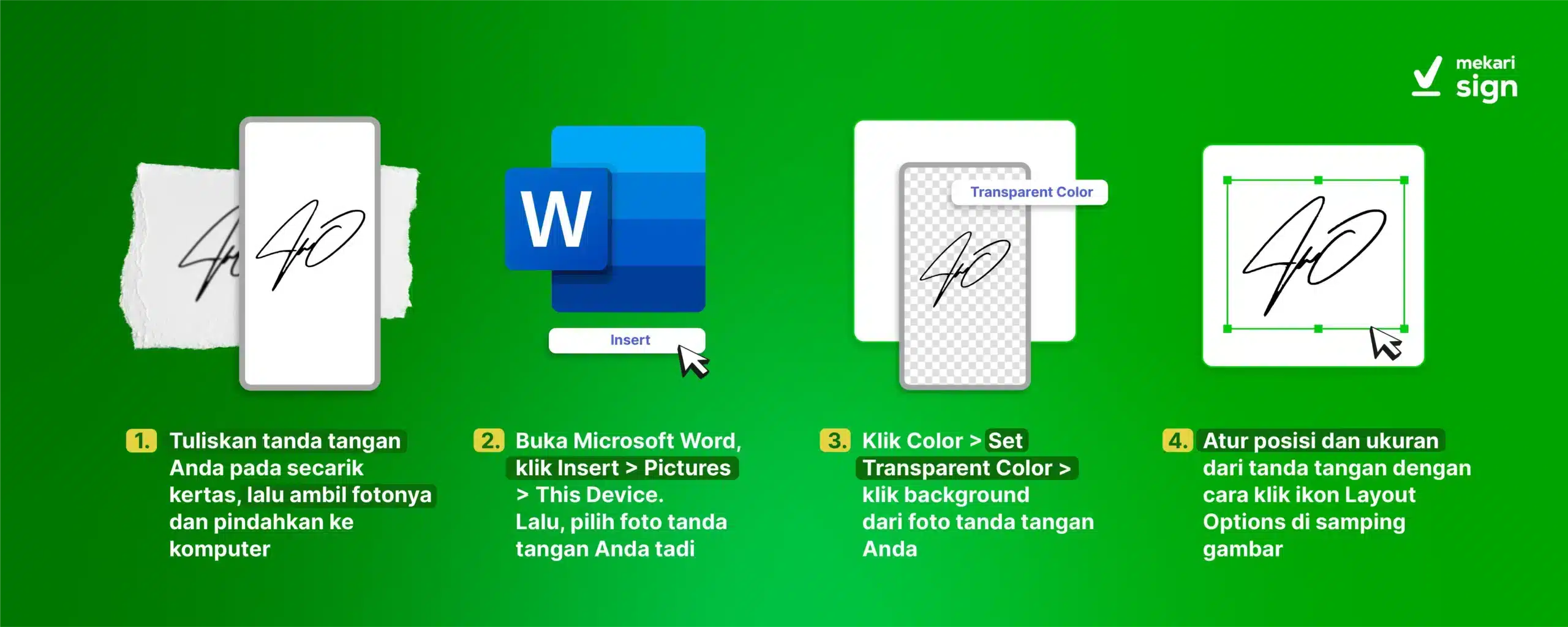 Gampang Cara Membuat Tanda Tangan di Word - LKomBis
