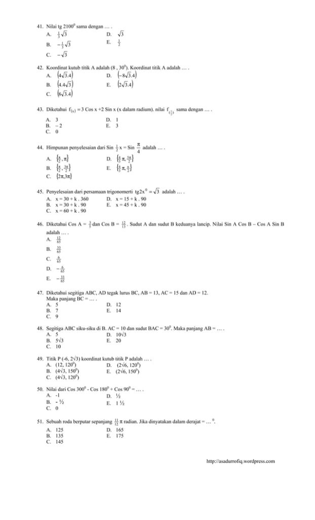 Kunci Sukses Ujian Matematika Kelas X Semester 2: Panduan Lengkap Mengunduh Soal Latihan Berkualitas